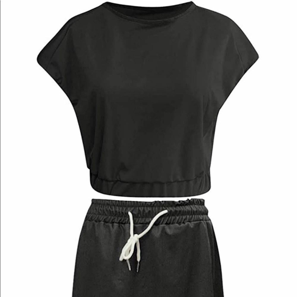 2 pc top & skirt
